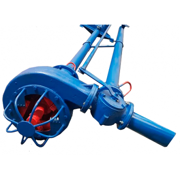 Насос центробежный фекальный НЦИ-Ф-100 без электродвигателя, с затвором, лебедкой, рукавом 4м